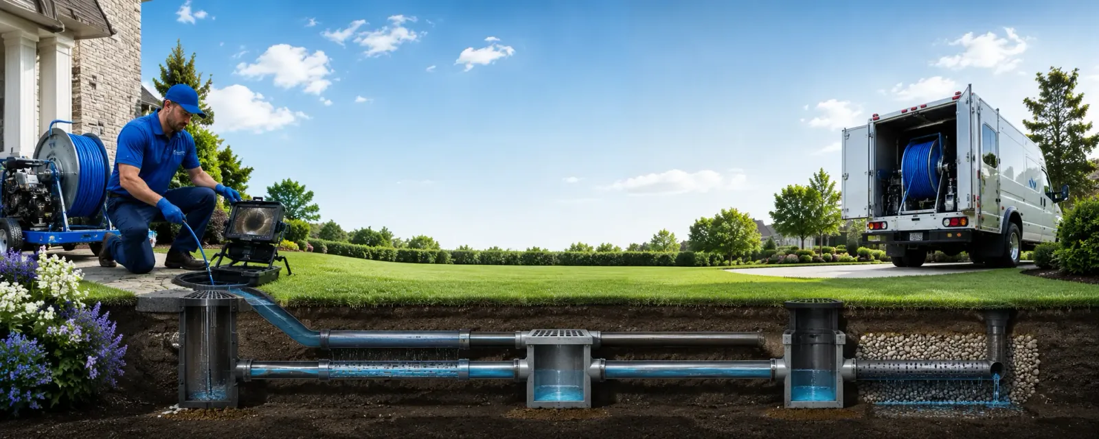 Outdoor drain cleaning information for Smoketown, PA